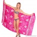 LA LEELA Beachwear Bikini Cover up Bathing Suit Wrap Pareo Women 16 Plus Size 78X43 B07P2MPQHP